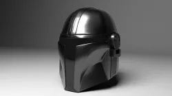 The Mandalorian helmet 3D model