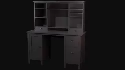The table Low-poly 3D model