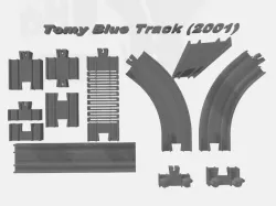 Tomy BLUE train track (2001)