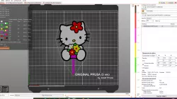 Topper tarta Hello Kitty
