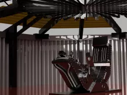 TORTURE CHAIR CHAMBER- BESPIN CLOUD CITY - DIORAMA