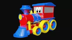 Toy Train 3D Model 3D model