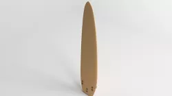 Traditional Surfboard 3D model