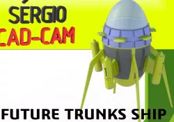 Trunks future machine DBZ SÉRGIO CAD CAM