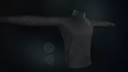 Turtleneck Low-poly 3D model