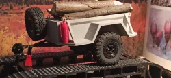 Utility trailer for 1/24 and 1/18 rc models (independent suspension)