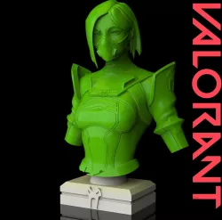 Viper from Valorant Bust