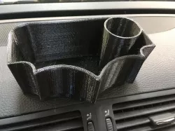 VW Passat B6 middle compartment flash light holder