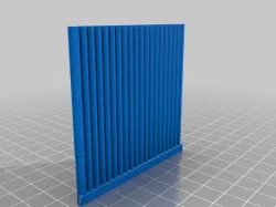 Wall for scale models / diorama
