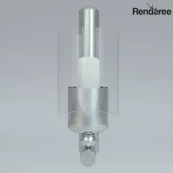 Wall Lamp Single Silver 3 3D model
