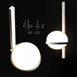Wall light Vibia Palma 3710 3D model