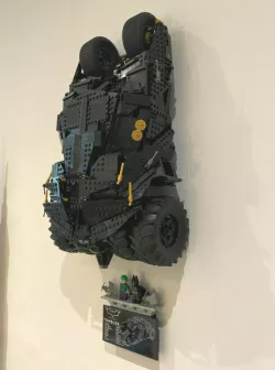 Wall mount for lego tumbler 76240