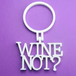 Wine Bottle Gift Tag - Wine Not
