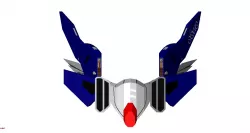 Wing gundam zero EW face mask