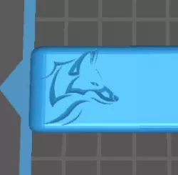 Wolf Spacebar Keycap