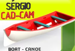 Wooden Canoe 3D - Sérgio CAD CAM