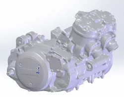 Yamaha Banshee - RZ350 - RD350 Engine 3d scan, 3D CAD