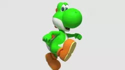 Yoshi character rigged 3D model