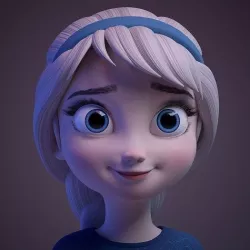 Young Elsa 3D model