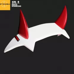 ZERO TWO Headpiece - STL - 3D Files - Darling In The Franxx