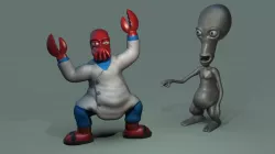 Zoidberg and Roger