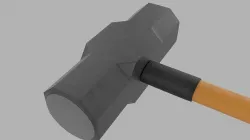 10 lb sledge hammer 3D model