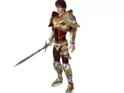3Dfoin - Royal Knight Low-poly 3D model