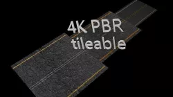 8 x Different High Quality Seamless  PBR Asphalt  Pack Texture