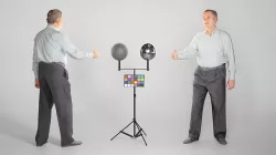 Adult male in office style is shaking hand 64 Low-poly 3D model
