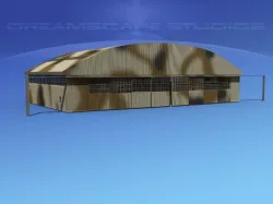 Aircraft Hangar 3 3D model