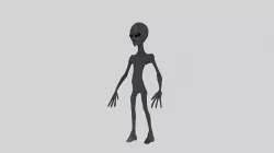 ALIEN DONE IN THE BLENDER 3D model