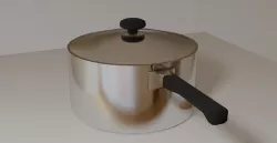 Aluminum Pan - Panela de Aluminio Low-poly 3D model