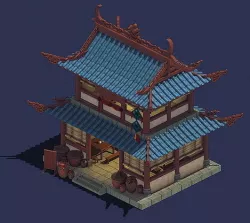 Ancient Chinese City - Pub 01 3D model