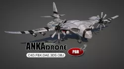 Anka  Attack Drone 3D model