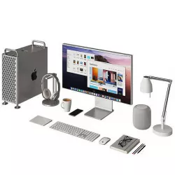Apple Mac Pro Desktop 3D model