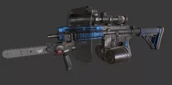 AR Redneck Survival Low-poly 3D model