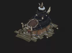 Area ice arena game model   big tent tribe-0101 3D model