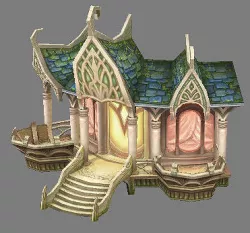 Arena - Boise - Elf Cottage  light elves  -03 01 3D model