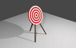 Arrow Target - Alvo para arco e flecha Low-poly 3D model