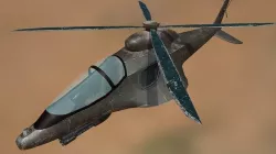 Attack Helicopter LHX Low-poly 3D model