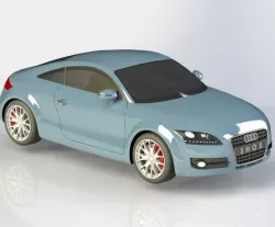 Audi TT Coupe 2010 3D model