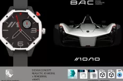 Bac Mono Watch 3d Model 3D model