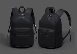 Backpack Camping Generic military combat human fantasy  Low-poly 3D model