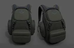 Backpack Camping Generic military human lugagge  Low-poly 3D model