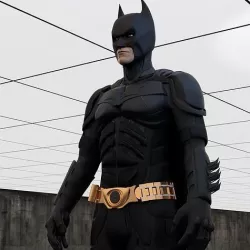 Batman and Bunker 3D model