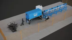 Bending machine 3D model
