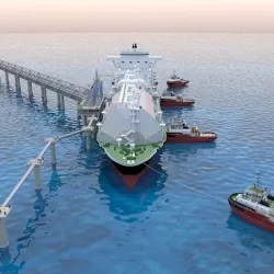 Berthing of the Tanker Ship 3D model