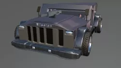 Best Wrangler Jeep 3dgame Low-poly 3D model