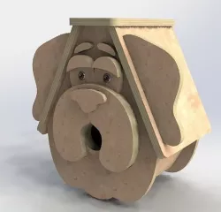 birdhouse 3D model