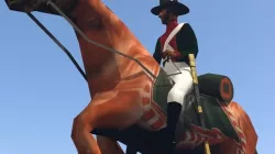 Black Dragoon  LOW POLY Napoleonic wars Low-poly 3D model